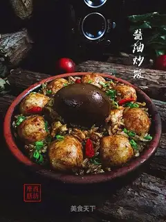 Soy sauce and rice