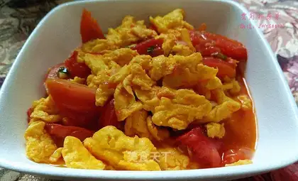 Tomato fried eggs