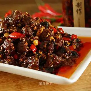 Spicy bean drum beef sauce