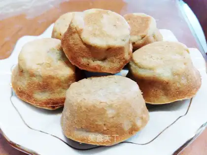 Low-fat banana muffin