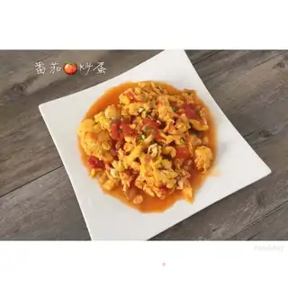 Tomato fried eggs