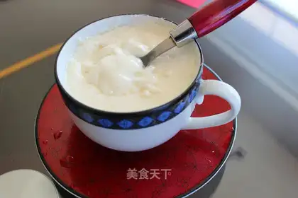 Homemade double-skinned milk
