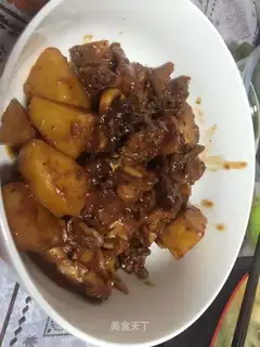 Chicken piece of sauce