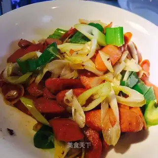 Fried sausage