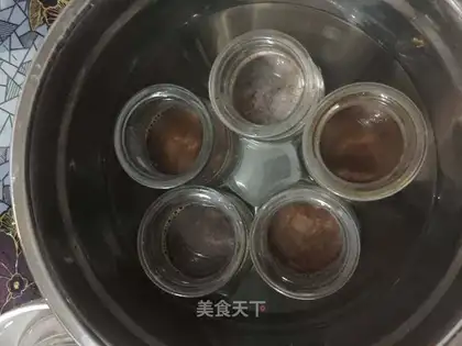 Chocolate milk pudding