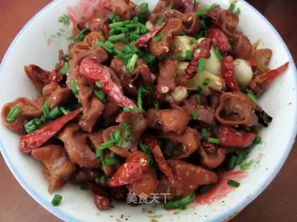 Dried intestines