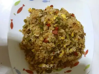 Sour bean rice