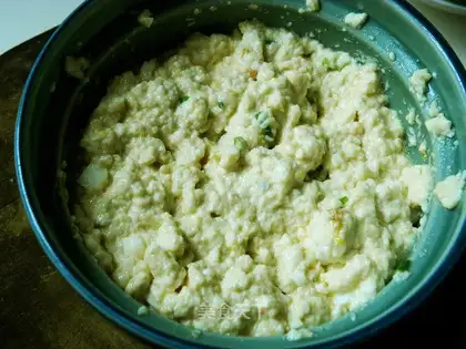 Salted egg tofu