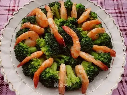 Shrimp broccoli