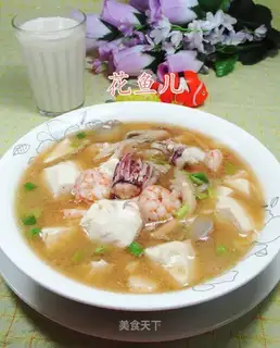 The seafood show is sore tofu
