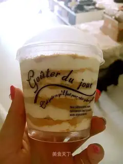 A wooden cup