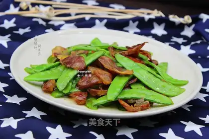 Weenie fried Dutch beans