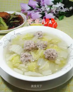 Meatball cabbage soup