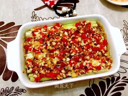 Garlic fan silk melon
