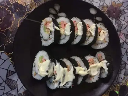 Homemade sushi