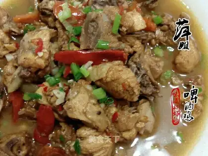 Delicious beer chicken