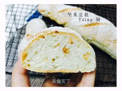 Don't rub the nut stick bread