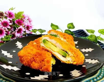 Cream chicken steak