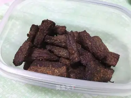 Roasted beef jerky