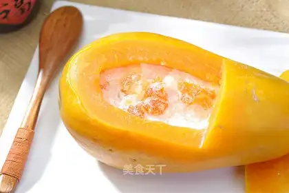 Pumpkin's milk and snow cream