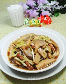The sprouts, the fried mushrooms