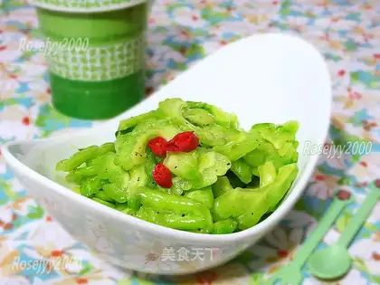 A cold, bitter melon