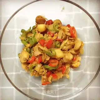 Spicy scallops