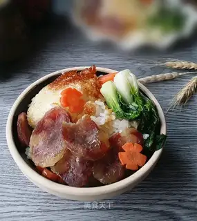Sausage pot and rice