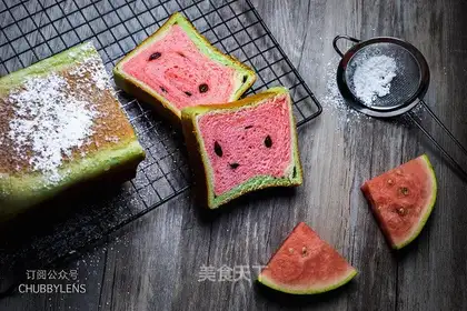 Watermelon-style port toast