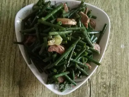 Pork fried beans
