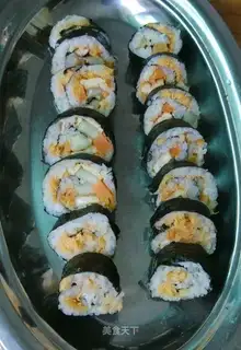 Homemade sushi