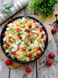 Rice pizza
