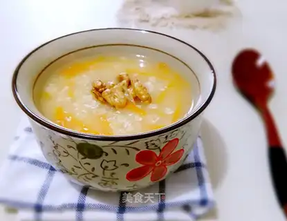 Rice oatmeal carrot congee
