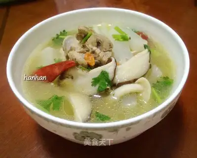 radish steak soup