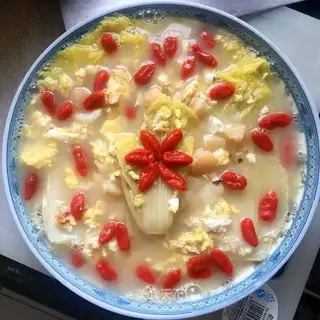We'll have soup and doll food