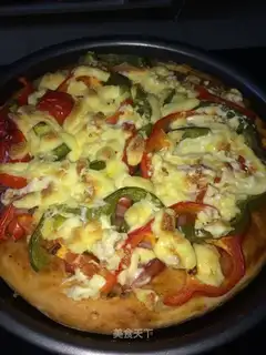 Bacon ham pizza
