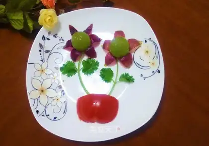 Grape fruit platter