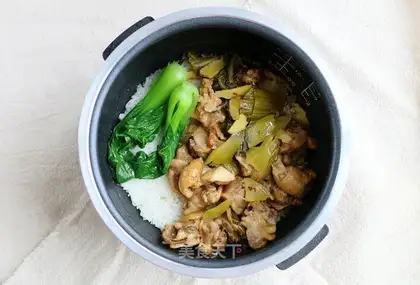 Pickled chicken rice