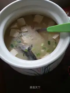 Fish tofu soup