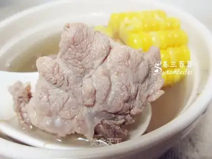 Corn steak soup