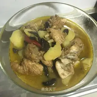 Chicken stew mushrooms