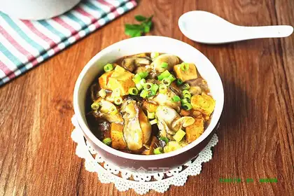 Sea storks burn tofu