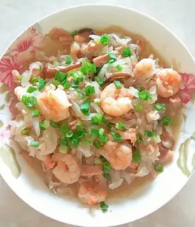 radish shrimp