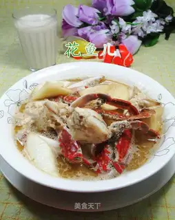 Boiling crabs white