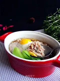 Quail egg mushroom spa