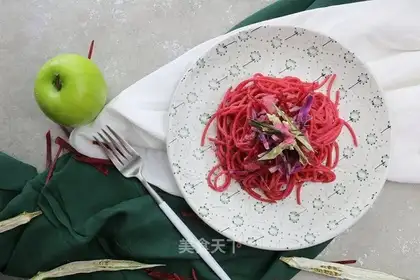 Beet root pasta