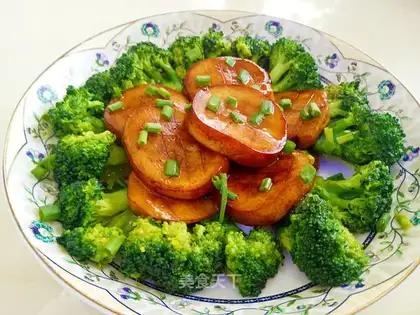 Apricot mushroom
