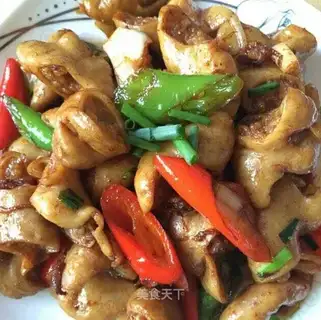 It's a fried intestine