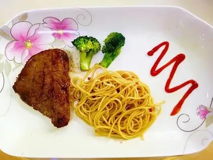 Fried steak