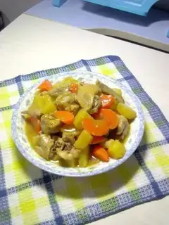 Curry potato chicken